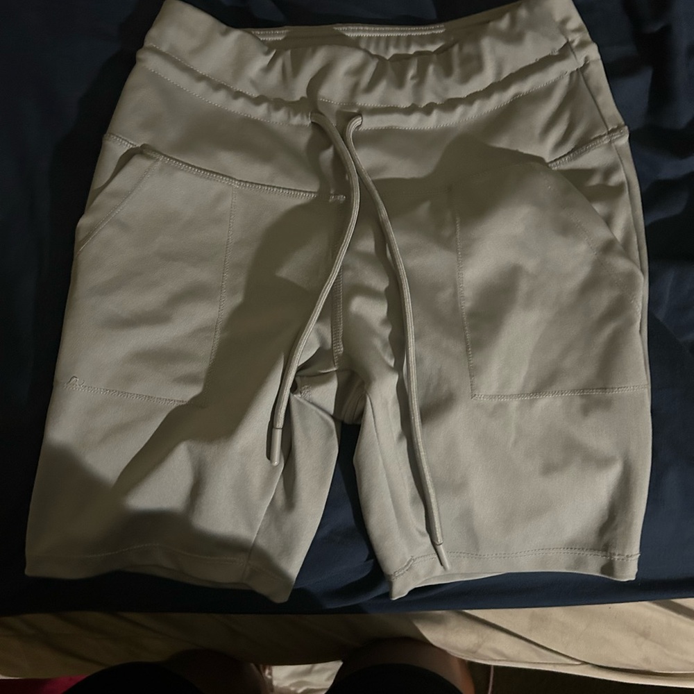 Women's Athletic Shorts in Light Gray